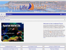 Tablet Screenshot of life-aboard.com